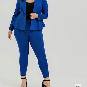 NEW Torrid - 22/24 Electric Blue Peplum Blazer
